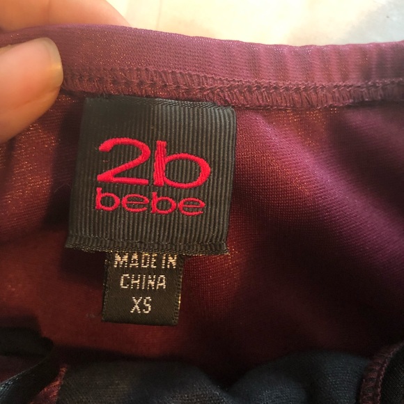 Peplum bustier Bebe shirt - Picture 2 of 2